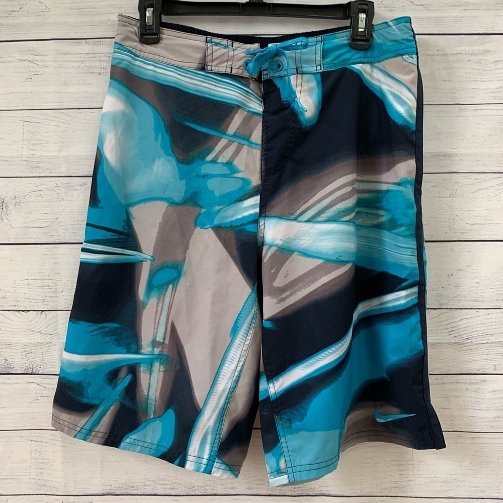 Nike Diverge Blue Fury Board Shorts Swim Wear View 4